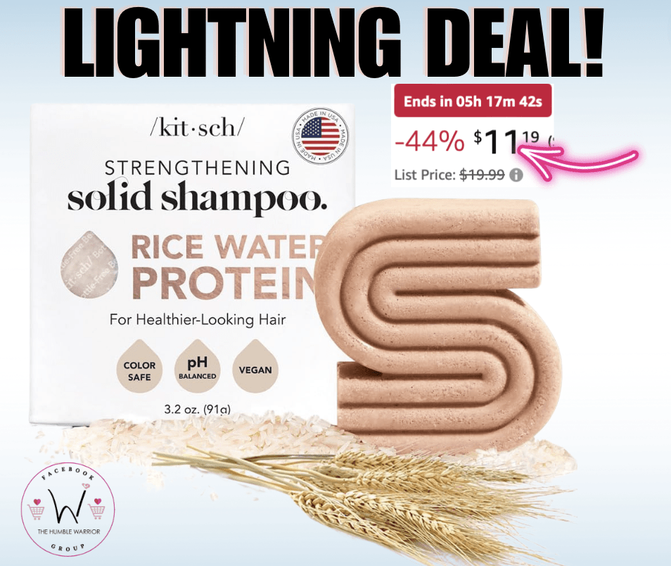 Kitsch Rice Water Shampoo Bar!